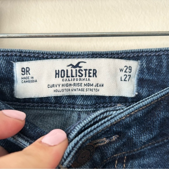 Hollister Curvy High Rise Mom jeans size 9 regular - Picture 5 of 6
